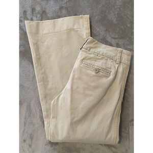American Eagle Outfitters Beige Flare Pants
